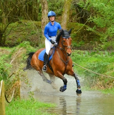 Woof Wear Pro Overreach Boot Colour Fusion (Black/Electric Blue) - Image 3