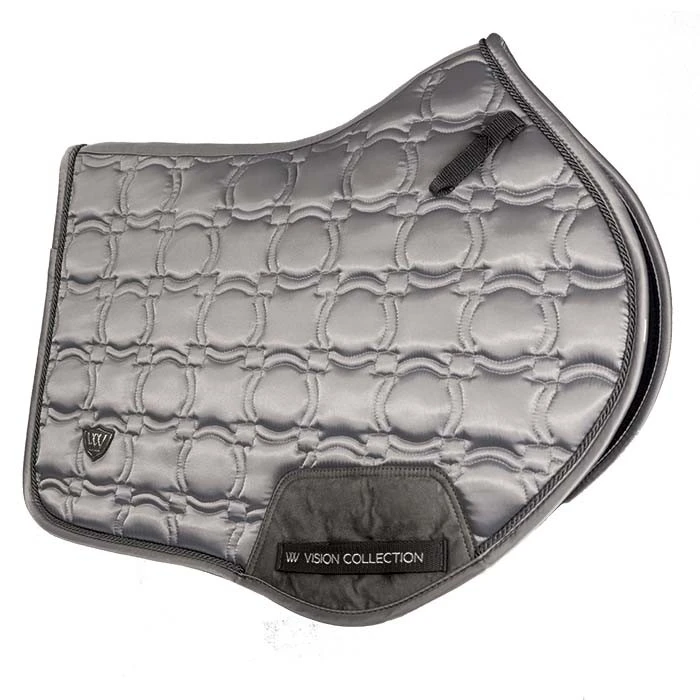Woof Wear Vision Close Contact Saddle Cloth (Brushed Steel)