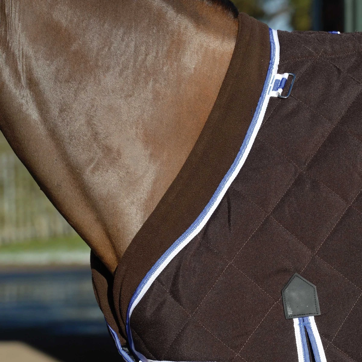 Weatherbeeta ComfiTec Diamond Stable Rug Detach Neck 350g Heavy (Charcoal) - Image 5