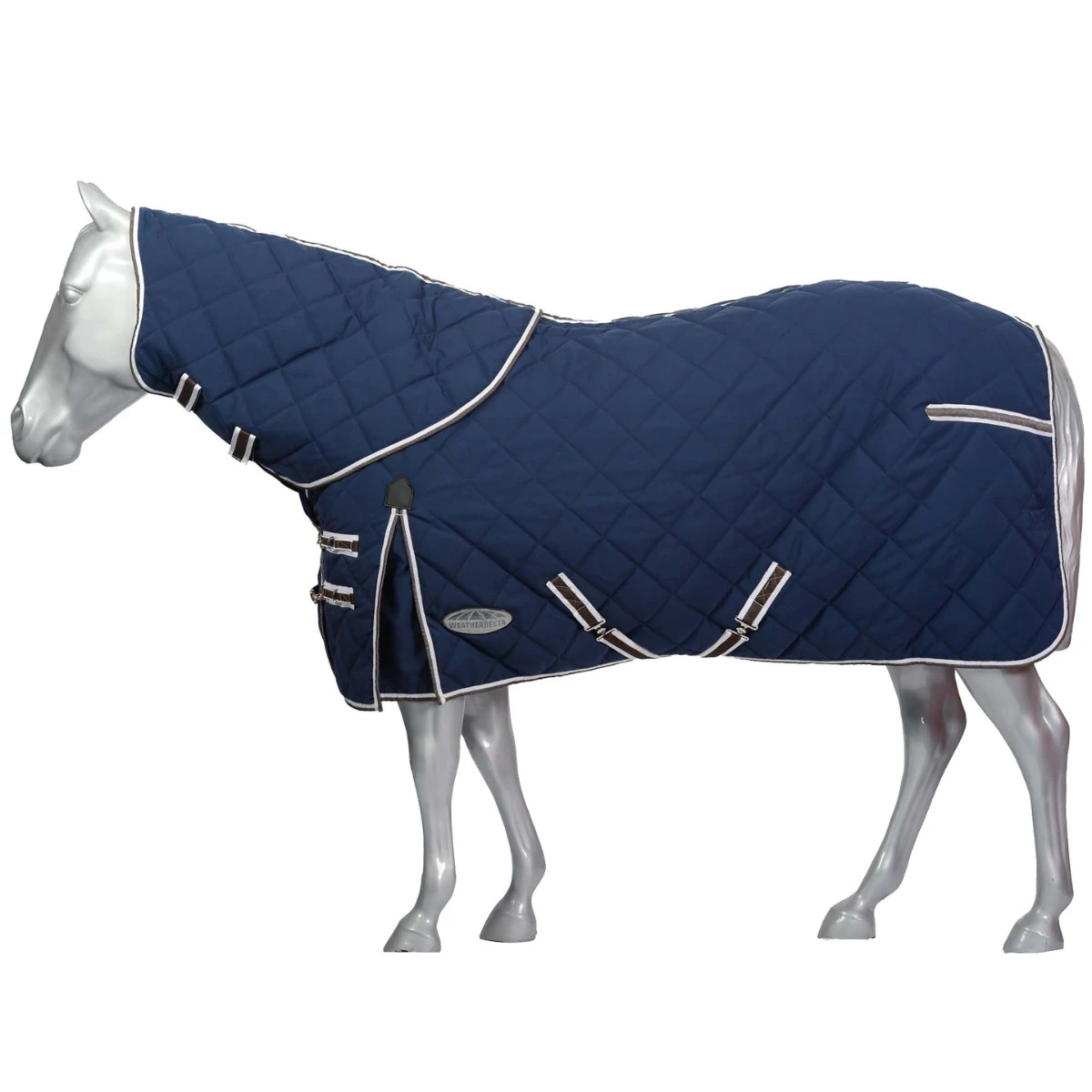 Weatherbeeta ComfiTec Diamond Stable Rug Detach Neck 220g Medium (Blue/Charcoal) - Image 2