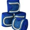 Weatherbeeta Fleece Bling Bandage 4 Pack (Navy)