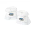 Weatherbeeta Fleece Trim Impact Bell Boots (White)