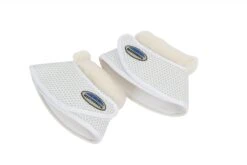 Weatherbeeta Pure Wool Trim Bell Boots (White)