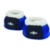 Saxon Fleece Trim Rubber Bell Boots (Royal Blue/White)
