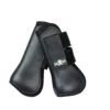 Saxon Open Front Boots (Black/Black)