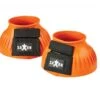 Saxon Ribbed Touch Tape Bell Boots (Orange)