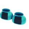 Saxon Ribbed Touch Tape Bell Boots (Turquoise)