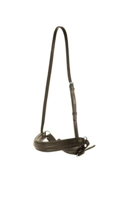 Collegiate Padded Crank Cavesson Noseband (Brown)