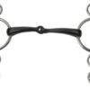 JP Korsteel Sweet Iron Jointed 3 Ring Dutch Gag Bit