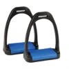 Korsteel Polymer Stirrup Irons With Coloured Treads (Blue)