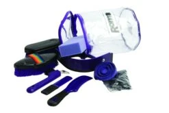 Roma Cylinder 9 Piece Grooming Kit (Purple)
