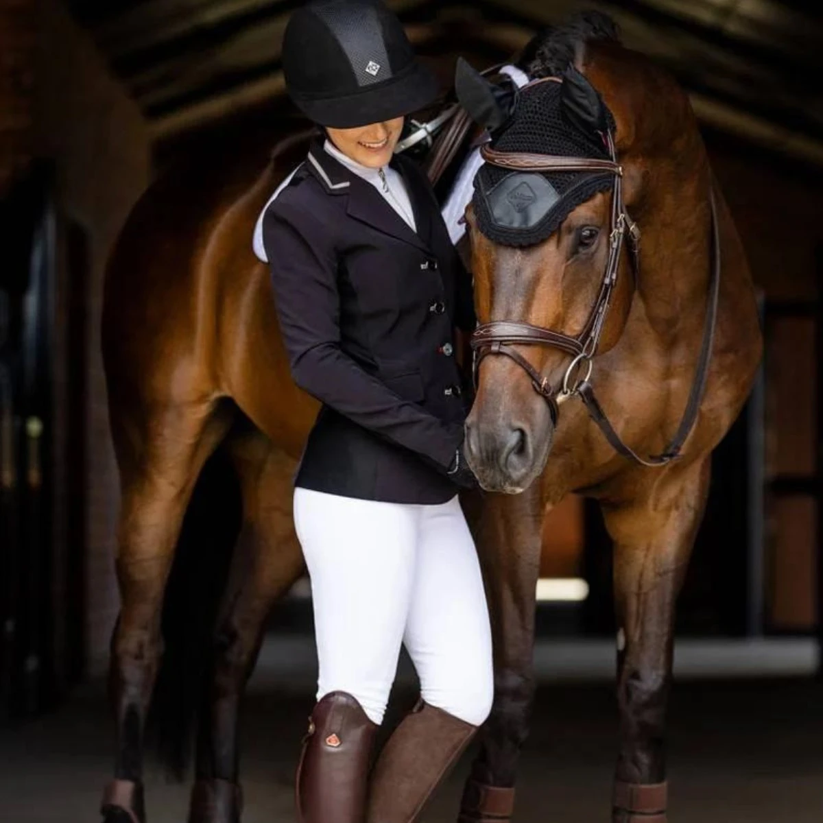 LeMieux Acoustic Fly Hood (Black) - Image 2