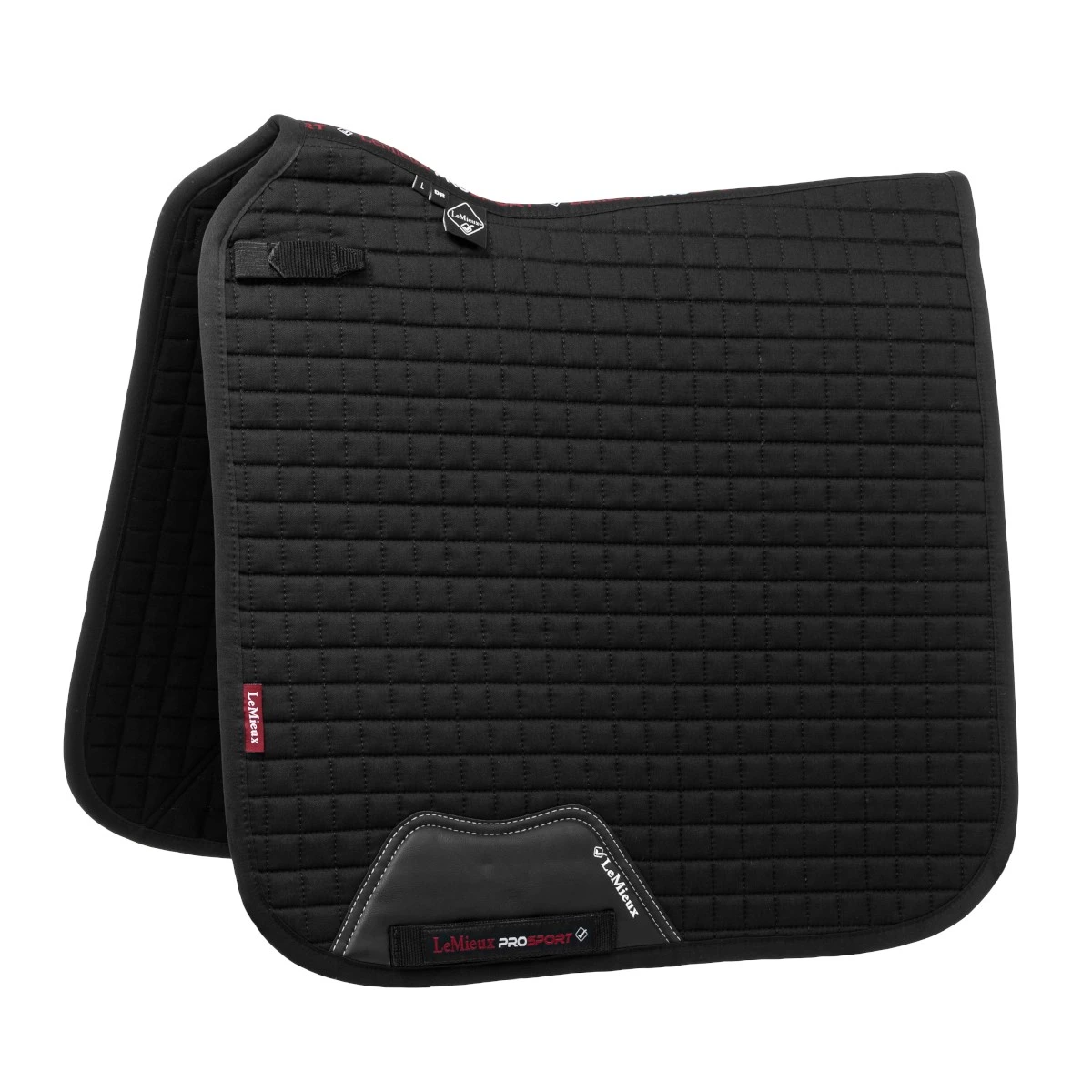 LeMieux ProSport Cotton Dressage Square Saddlecloth (Black)
