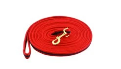 Kincade Two Tone Padded Lunging Rein (Navy/Red)