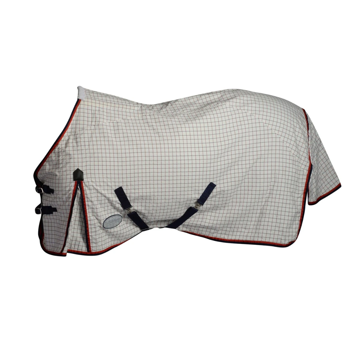 Weatherbeeta Summer Sheet Lite III Standard Neck (White/Navy/Red) - Image 7