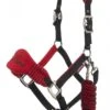 LeMieux Vogue Fleece Headcollar & Leadrope (Chilli/Black)