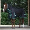 Weatherbeeta Green-Tec Stable Rug Combo 150g Med/Lite (Black/Bottle Green)