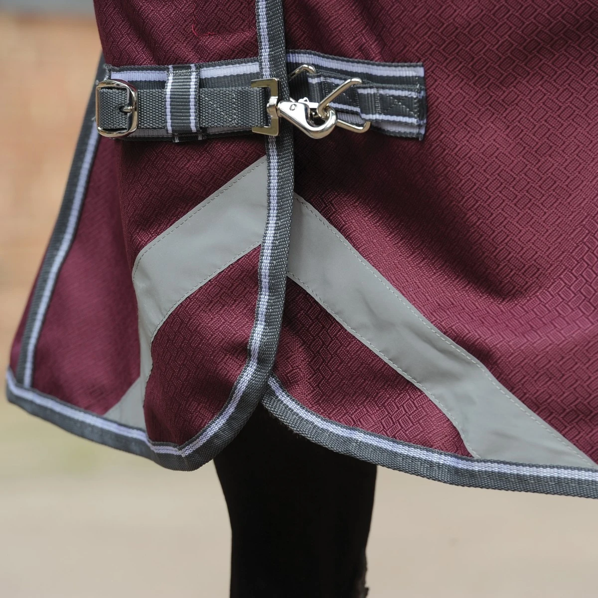 Weatherbeeta ComfiTec Plus Dynamic II Turnout Combo 0g Light (Maroon) - Image 2