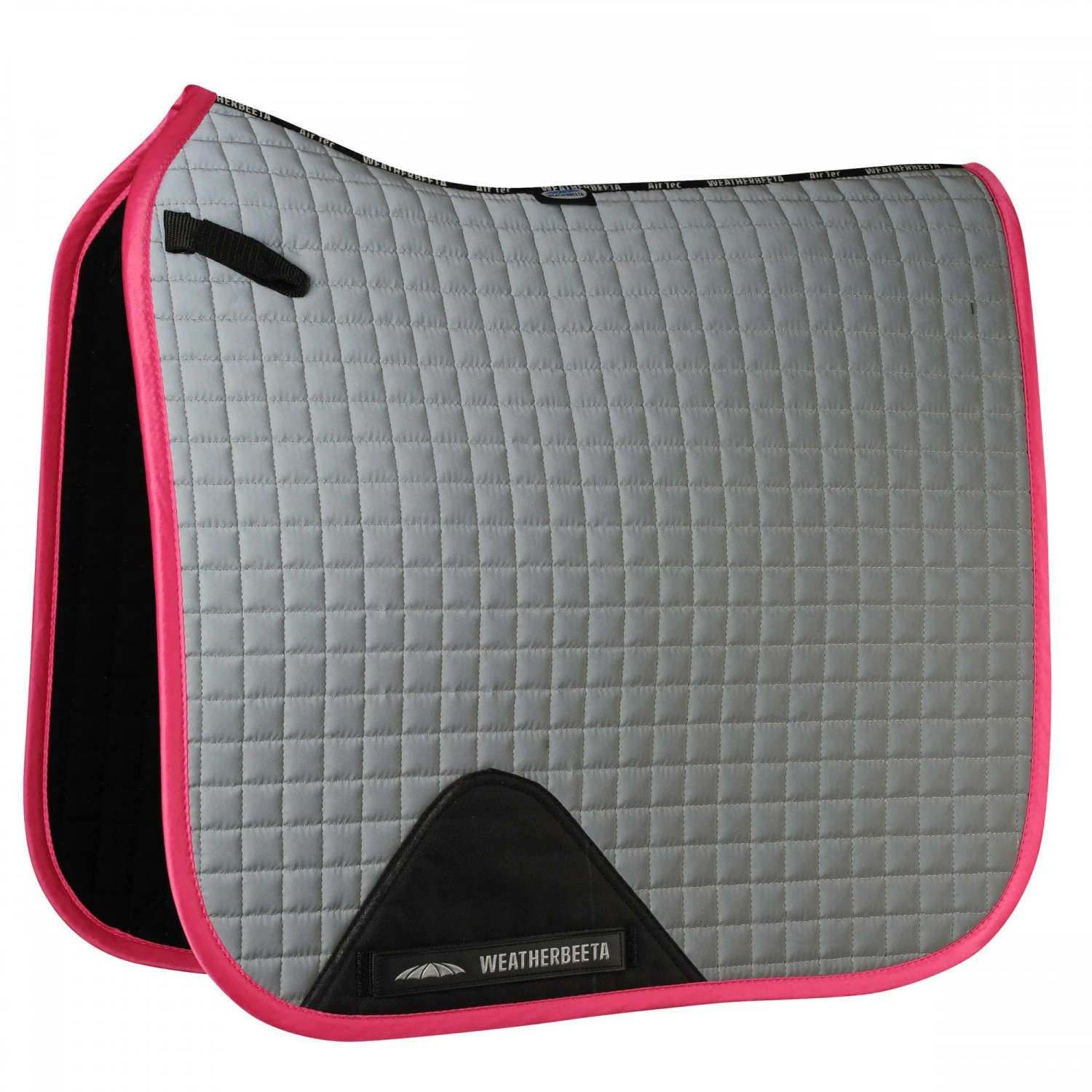 Weatherbeeta Reflective Prime Dressage Saddle Pad (Silver/Pink)