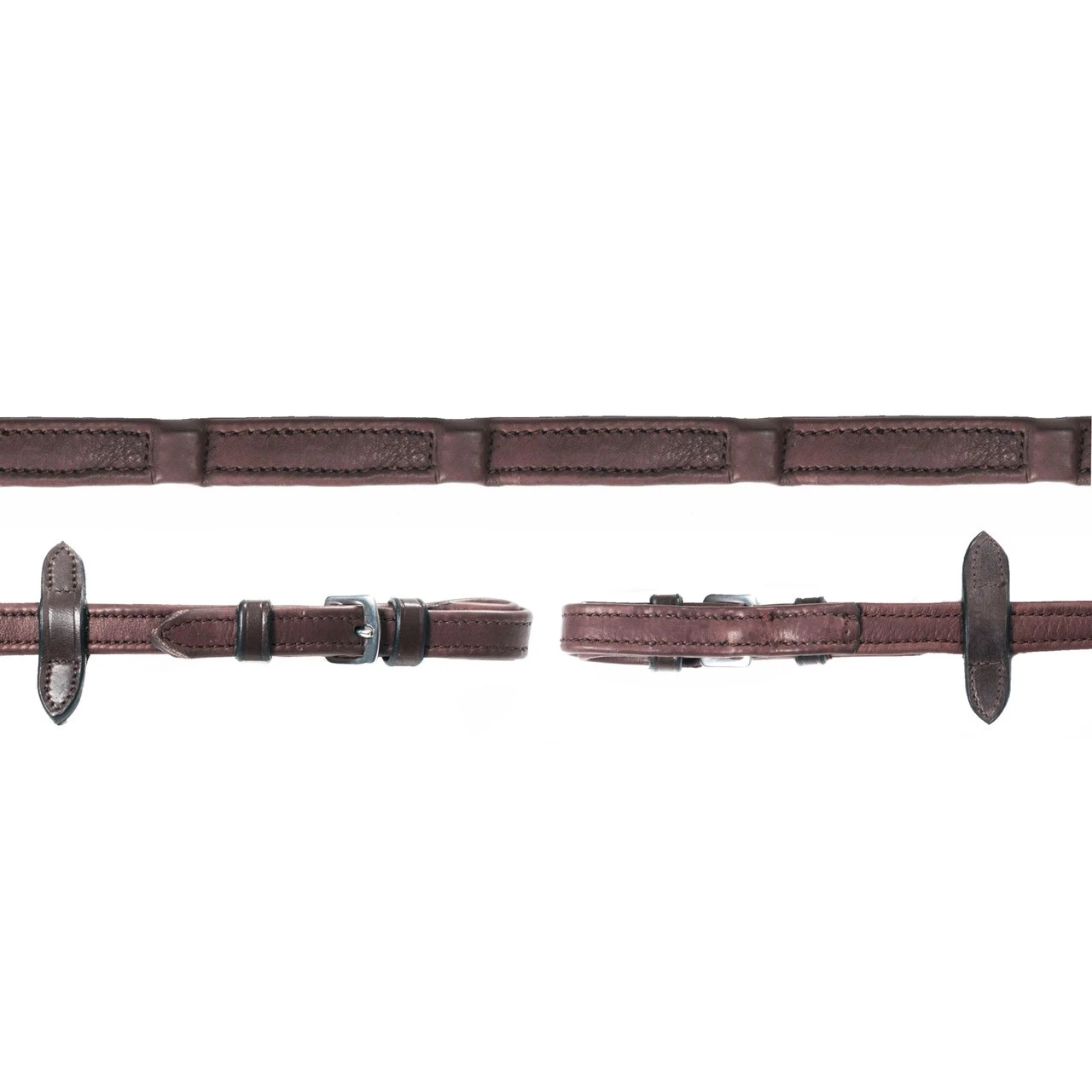 Schockemohle Durasoft Continental Leather Reins - Buckle - Image 2