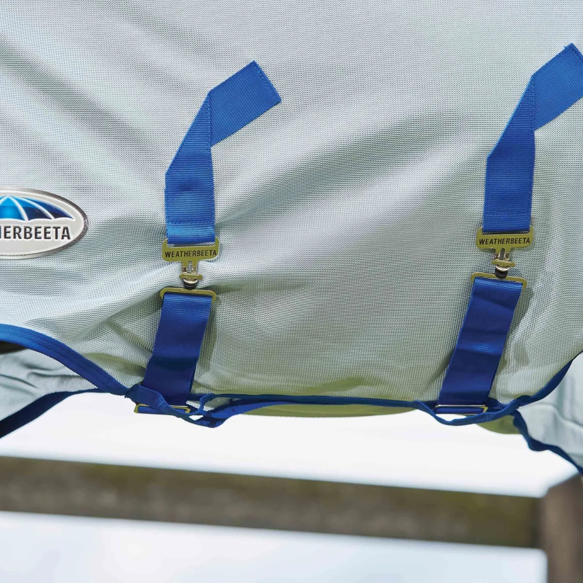 Weatherbeeta Comfitec 600D/Mesh II Combo Neck (Silver/Silver) - Image 2