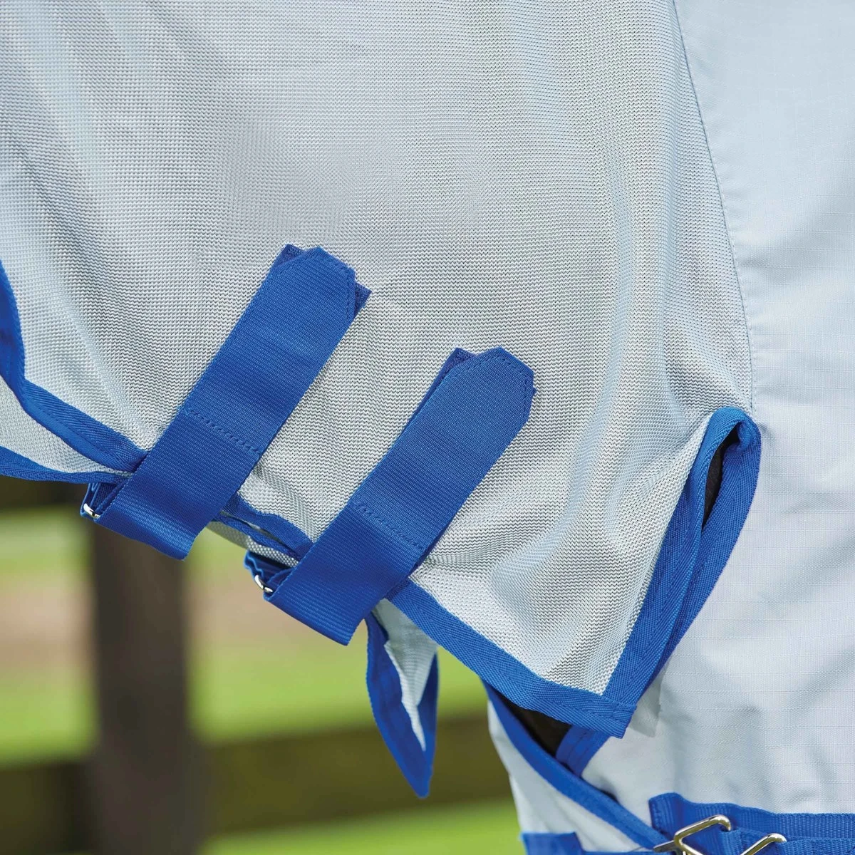 Weatherbeeta Comfitec 600D/Mesh II Combo Neck (Silver/Silver) - Image 6