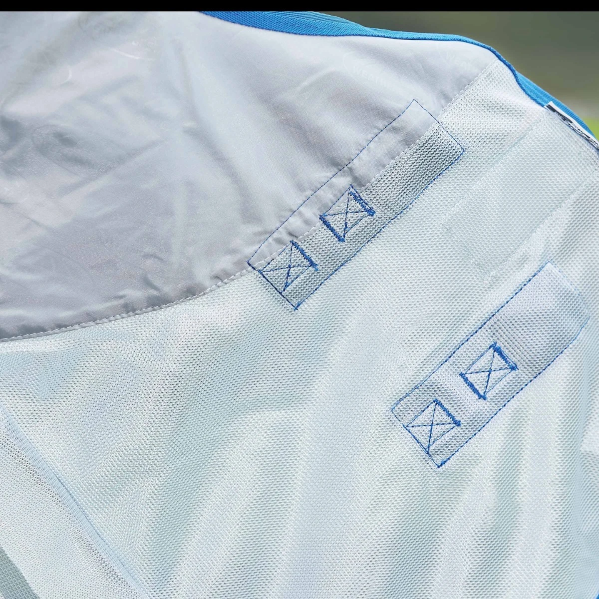 Weatherbeeta Comfitec 600D/Mesh II Combo Neck (Silver/Silver) - Image 7