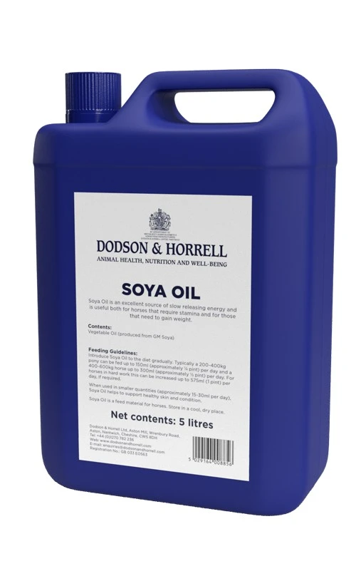 Dodson And Horrell Soya Oil (5ltr)