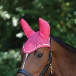 Roma Crochet Ear Cover (Pink/Gold)