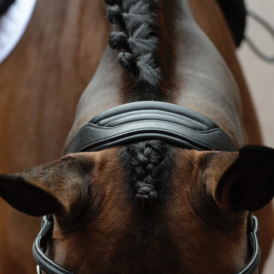 Collegiate Comfitec Vogue Anatomical Bridle (Black) - Image 3