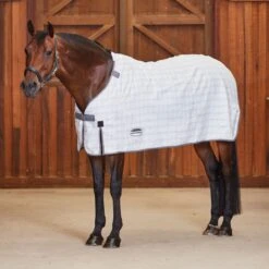 Weatherbeeta Comfitec Cotton Rug Liner (White/Grey)