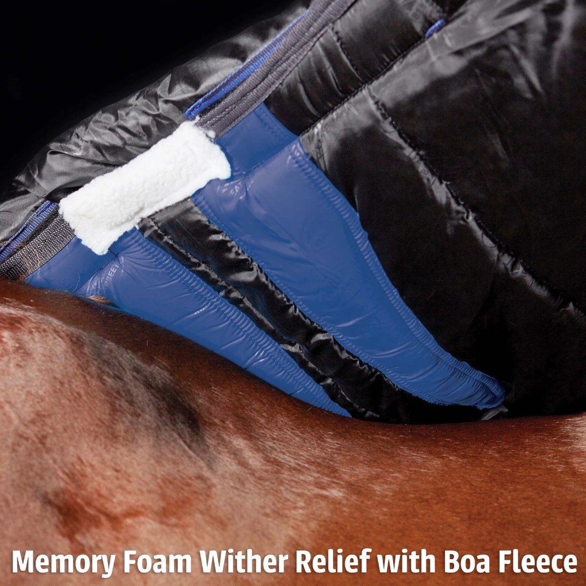 Weatherbeeta Comfitec Plus Dynamic Ii Detach-A-Neck 360g Heavy (Maroon/Grey/White) - Image 6