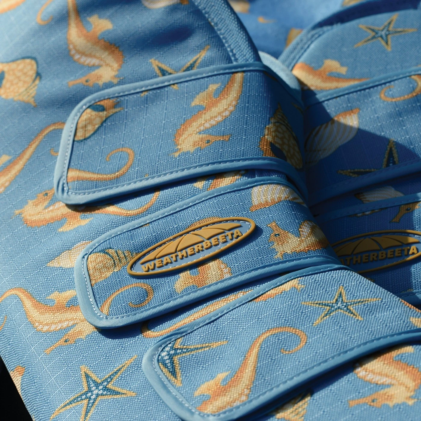 Weatherbeeta Comfitec Essential Turnout Standard Neck 0g Lite (Seahorse Print) - Image 4