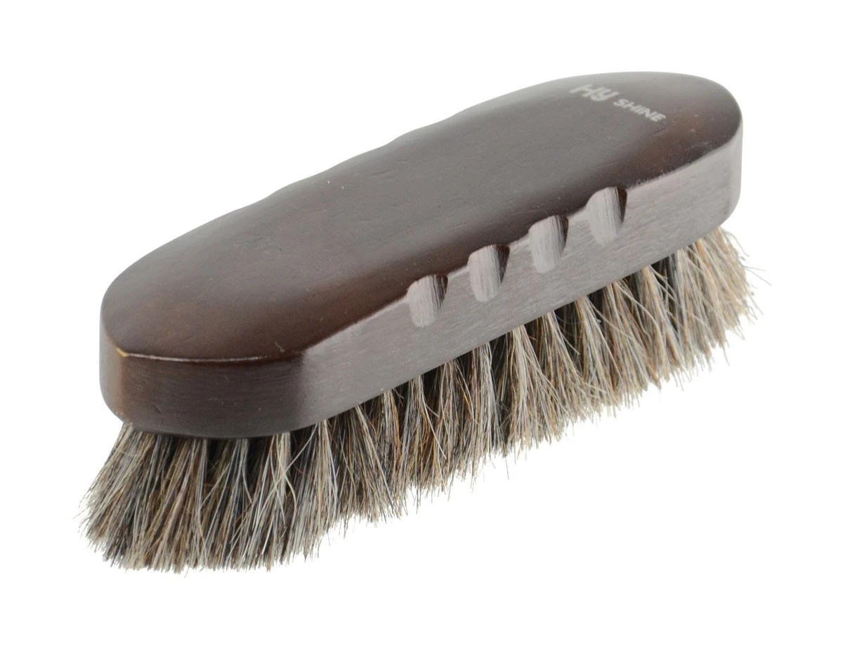 HySHINE Deluxe Flick Brush With Horse Hair