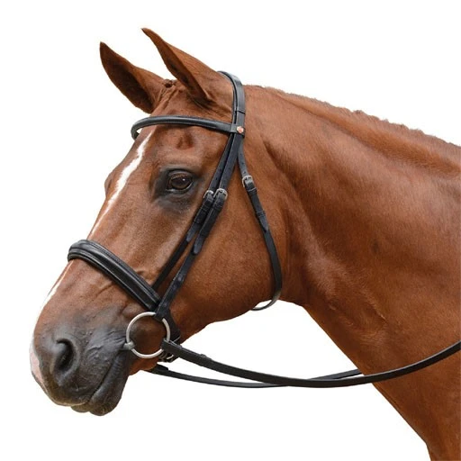 Albion KB Competition Snaffle Bridle With Cavesson (30mm Thickness)